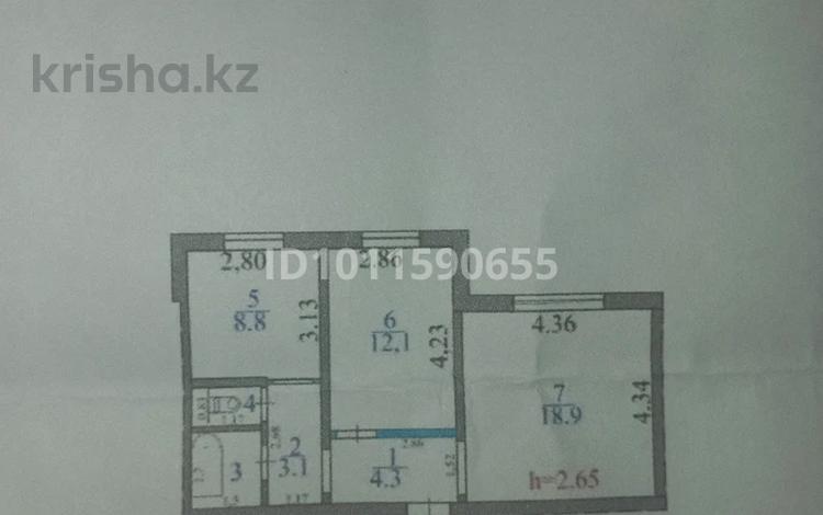 2-комнатная квартира · 50.8 м² · 1/5 этаж, Промышленная за 13 млн ₸ в Абай — фото 2