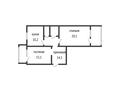 2-бөлмелі пәтер · 69 м² · 3/5 қабат, Генерала Арыстанбекова 3/10, бағасы: 36.9 млн ₸ в Костанае — фото 10