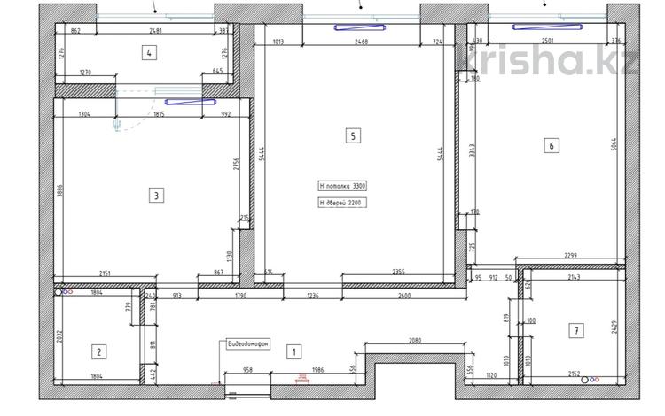 3-бөлмелі пәтер · 80 м² · 11/14 қабат, А 32 2Б, бағасы: 67.8 млн ₸ в Астане, Сарайшык р-н — фото 8