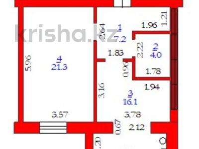 1-комнатная квартира, 47.1 м², 4/5 этаж, мкр. Алтын орда — 2684 за 13.8 млн 〒 в Актобе, мкр. Алтын орда