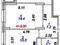 2-комнатная квартира · 56.8 м² · 4/16 этаж, Сафуан Шаймерденов 4/1 — Нурлы жол за 28.7 млн 〒 в Астане, Алматы р-н