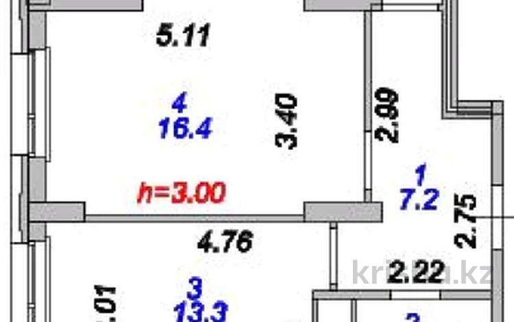 2-комнатная квартира · 56.8 м² · 4/16 этаж, Сафуан Шаймерденов 4/1 — Нурлы жол за 28.7 млн 〒 в Астане, Алматы р-н — фото 33