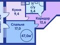 1-бөлмелі пәтер · 45 м² · 8/12 қабат, Садвакасова 35, бағасы: 31.5 млн 〒 в Алматы, Ауэзовский р-н — фото 8