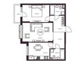 2-комнатная квартира · 73.83 м², Сейдимбек 102 за ~ 59.1 млн ₸ в Алматы, Наурызбайский р-н — фото 3
