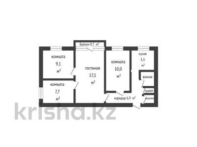 4-комнатная квартира, 61 м², 5/5 этаж, Авиагородок за 15 млн 〒 в Актобе, мкр Авиагородок