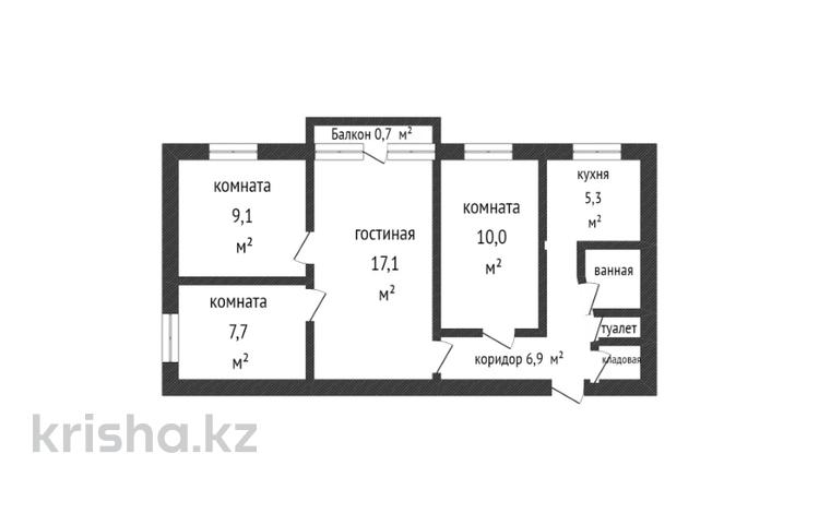 4-комнатная квартира, 61 м², 5/5 этаж, Авиагородок за 15 млн 〒 в Актобе, мкр Авиагородок — фото 23
