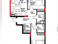 3-комнатная квартира · 82 м² · 3/9 этаж, Е-899 1 за 64.5 млн ₸ в Астане, Нура р-н