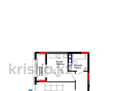 1-бөлмелі пәтер · 40 м² · 8/12 қабат, Е-321 4, бағасы: 25.5 млн ₸ в Астане, Есильский р-н