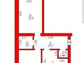 2-бөлмелі пәтер · 77 м² · 4/9 қабат, мкр. Алтын орда, Тауелсиздик, бағасы: 41.5 млн ₸ в Актобе — фото 19