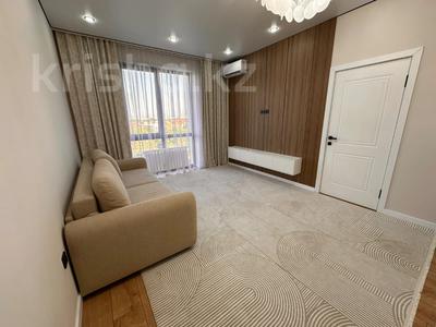 2-бөлмелі пәтер · 55.5 м² · 4/6 қабат, Микрорайон Нуркент, бағасы: 41 млн ₸ в Алматы, Алатауский р-н