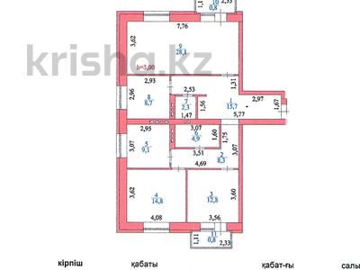 4-бөлмелі пәтер · 106.3 м² · 6/12 қабат, Айтматова 59, бағасы: 42 млн ₸ в Астане, Нура р-н