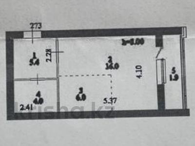 1-комнатная квартира · 34 м² · 8/9 этаж, ул. Айнаколь 64 за 21.5 млн ₸ в Астане, Алматы р-н