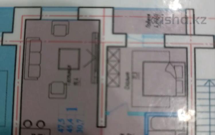 2-бөлмелі пәтер, 47.5 м², 1/5 қабат, Ауэзова 207, бағасы: 13.8 млн 〒 в Кокшетау — фото 2