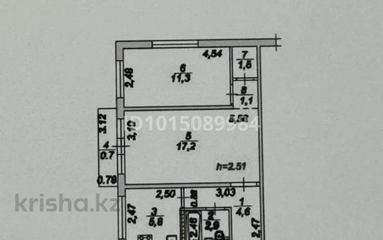 2-бөлмелі пәтер · 45.1 м² · 3/4 қабат, №2 ш/а. 25, бағасы: ~ 24.7 млн ₸ в Алматы, Ауэзовский р-н — фото 2
