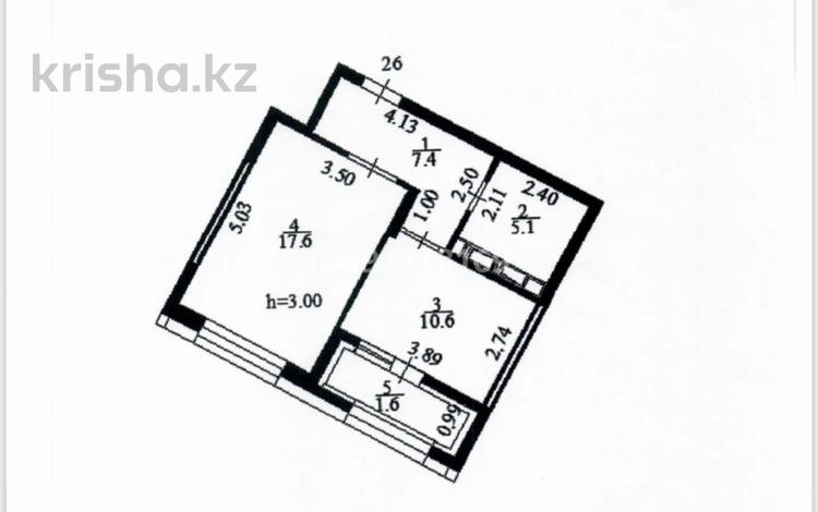 1-комнатная квартира, 43.17 м², 7/16 этаж, Аль-Фараби — керей-жәнібек хандар и Аль-фараби за 25 млн 〒 в Астане, Есильский р-н — фото 2