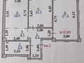 2-бөлмелі пәтер · 57 м² · 1/3 қабат, Жангозина 61Б — Рядом ЦОН, бағасы: 33 млн ₸ в Каскелене