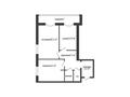 2-бөлмелі пәтер · 74 м² · 6/12 қабат, Абая 111, бағасы: 43.5 млн ₸ в Костанае — фото 2