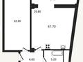 2-бөлмелі пәтер, 67.7 м², 4/9 қабат, Жарокова 370 — Аль-фараби Ходжанова, бағасы: 58 млн 〒 в Алматы, Бостандыкский р-н — фото 22