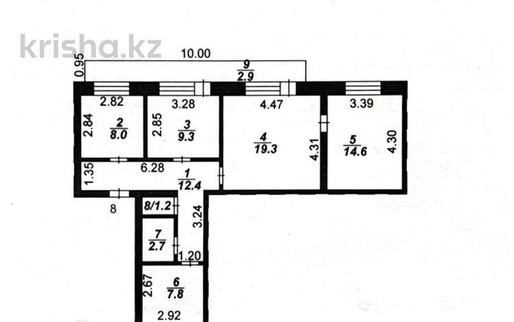 4-комнатная квартира · 78.2 м² · 4/4 этаж, мкр Новый Город, Бухар-Жырау — Абзал за 23.5 млн ₸ в Караганде, Казыбек би р-н — фото 3