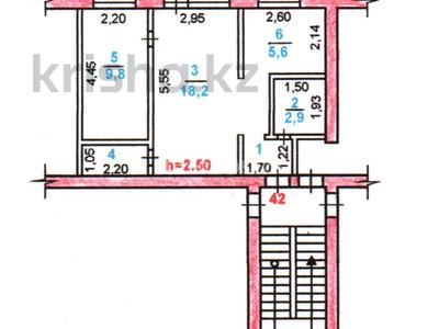 2-комнатная квартира · 41.6 м² · 3/4 этаж, Ленина 105 — Восход за 12 млн 〒 в Рудном