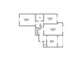 3-бөлмелі пәтер · 100 м² · 8/9 қабат, Курганская 2В, бағасы: 35 млн ₸ в Костанае