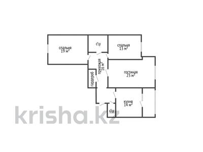 3-комнатная квартира · 100 м² · 8/9 этаж, Курганская 2В за 35 млн ₸ в Костанае