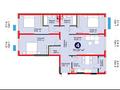4-комнатная квартира · 111.53 м² · 6/6 этаж, мкр Гажайып, ​Гажайып микрорайон, 11/19 за ~ 69 млн ₸ в Алматы, Алатауский р-н — фото 3