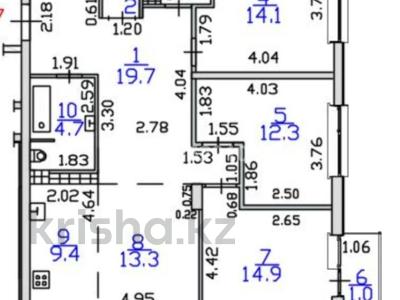 4-бөлмелі пәтер · 93.1 м² · 12/12 қабат, Ғажайып ш/а. 5/4, бағасы: 85 млн ₸ в Алматы, Алатауский р-н