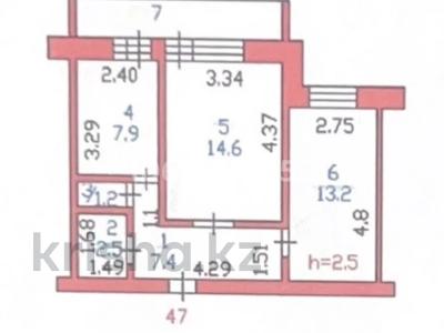 2-комнатная квартира, 47 м², 3/9 этаж, В.Б. Кошукова 7 — Напротив ТЦ Пирамида за 23 млн 〒 в Петропавловске