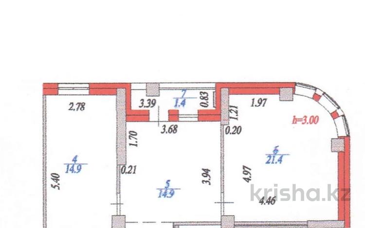2-комнатная квартира, 72 м², 12/12 этаж, Ахмет Байтурсынулы 29а за 29 млн 〒 в Астане, Есильский р-н — фото 2