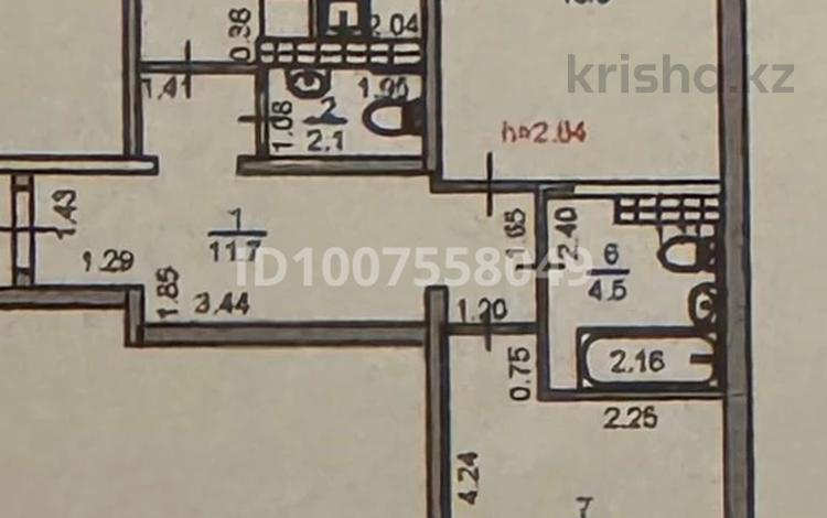 2-бөлмелі пәтер · 58.1 м² · 12/12 қабат, мкр Акбулак, 1-я улица 51, бағасы: 40 млн ₸ в Алматы, Алатауский р-н — фото 2