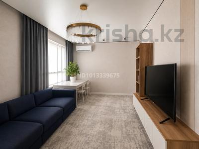 2-бөлмелі пәтер · 65.2 м² · 9/9 қабат, Кайыма Мухамедханова 6а, бағасы: 56 млн ₸ в Астане, Есильский р-н