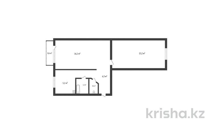 2-комнатная квартира · 44.7 м² · 3/5 этаж, Нурсултана Назарбаева 75 — НАЛИЧНЫЙ РАСЧЁТ за 14.3 млн ₸ в Павлодаре — фото 14
