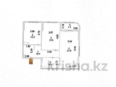 3-комнатная квартира · 63 м² · 3/12 этаж, Е-429 24 за 36 млн 〒 в Астане, Нура р-н