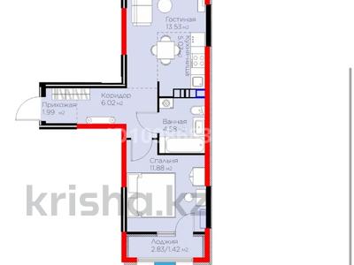 2-комнатная квартира · 44.49 м² · 6/6 этаж, мкр Кайрат 716/16 за 34 млн ₸ в Алматы, Турксибский р-н