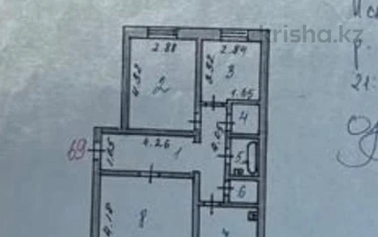 3-бөлмелі пәтер · 66.3 м² · 5/9 қабат, Ташенова 19, бағасы: 29 млн ₸ в Астане, р-н Байконур — фото 2