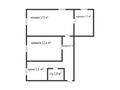 3-бөлмелі пәтер · 54.6 м² · 1/2 қабат, Школьная, бағасы: 18.9 млн ₸ в  — фото 5