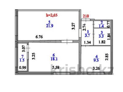 3-комнатная квартира · 60 м² · 4/12 этаж, Е-915 9 — Улы дала - Аль Фараби, за нова сити в сторону Нурлы жол за 32 млн 〒 в Астане, Есильский р-н