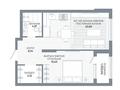 2-комнатная квартира · 54.62 м², ул. Е-810, 2/21 за ~ 50 млн ₸ в Астане, Есильский р-н — фото 3