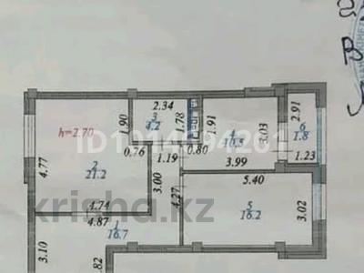 2-комнатная квартира · 70.6 м² · 6/8 этаж, Улы Дала за 43 млн ₸ в Астане, Есильский р-н