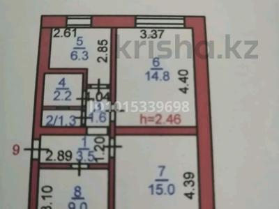 3-комнатная квартира · 57 м² · 1/2 этаж, Рудненская — Красный партизан за 14.5 млн ₸ в Костанае