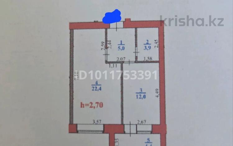 1-бөлмелі пәтер · 48 м² · 3/9 қабат, мкр Кунаева, Самал 86, бағасы: 14 млн ₸ в Уральске — фото 5
