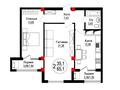 2-комнатная квартира · 65.1 м² · 5/14 этаж, мкр. 18 за ~ 22.1 млн ₸ в Актау, 18-й мкр  — фото 2