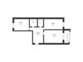 2-бөлмелі пәтер · 69.5 м² · 9/9 қабат, Курганская, бағасы: 30.9 млн ₸ в Костанае, Костанай-2 — фото 16