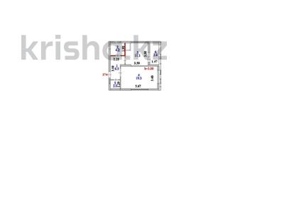 1-комнатная квартира · 45.7 м² · 17/21 этаж, Мангилик Ел 62 за 43 млн ₸ в Астане, Есильский р-н