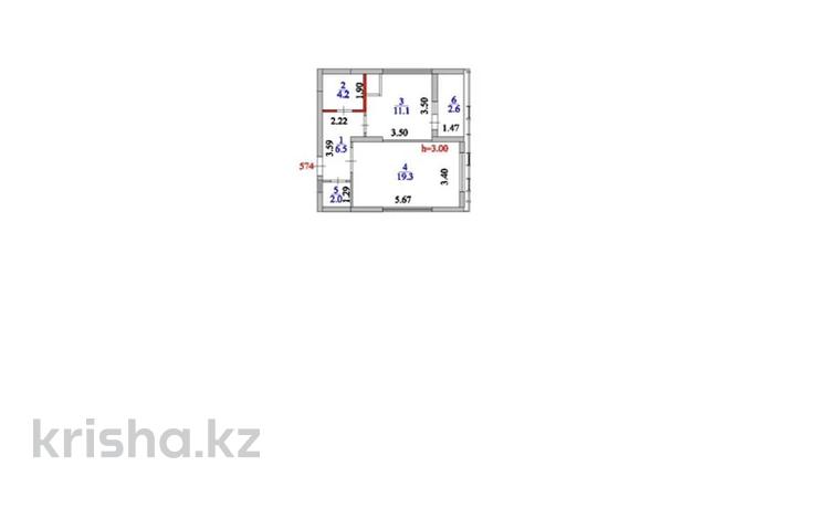 1-комнатная квартира · 45.7 м² · 17/21 этаж, Мангилик Ел 62 за 43 млн ₸ в Астане, Есильский р-н — фото 2