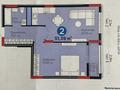 2-бөлмелі пәтер · 51.39 м² · 11/12 қабат, Е-15 5 — Ч.Айтматова, бағасы: 32.5 млн ₸ в Астане, Нура р-н