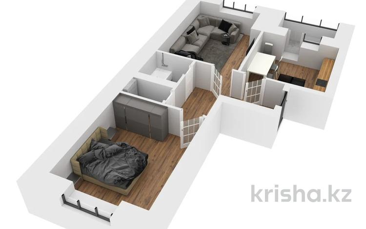 2-комнатная квартира · 65.71 м² · 8/9 этаж, мкр. Алтын орда 2м — Жк Бавария Бизнес за 19.5 млн ₸ в Актобе — фото 2