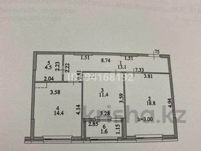 2-комнатная квартира, 63.8 м², 4 этаж, Е-36 5 за 28 млн 〒 в Астане, Нура р-н