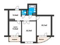 2-комнатная квартира · 81.4 м² · 4/16 этаж, Навои 7, 37 за 57.9 млн ₸ в Алматы, Ауэзовский р-н — фото 22